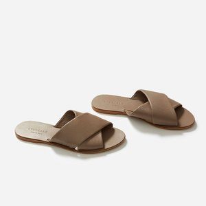 Everlane Leather Crossover Sandals